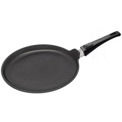 Eurolux große Crêpes-Pfanne 28 cm Induktion Aluguss Antihaft abnehmbarer Stiel - Art