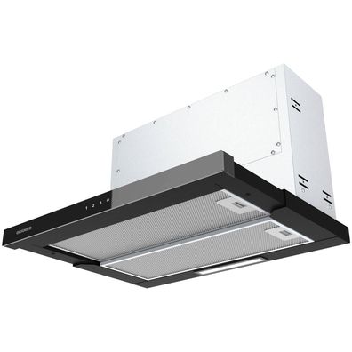 Oranier Einbau Dunstabzugshaube 60 cm Abluft LED ausziehbarer Schublüfter FLA660