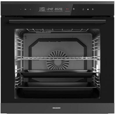 Oranier Einbau-Backofen EBP820 Pyrolyse autark 80Liter Elektroherd 14 Funktionen