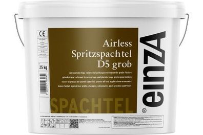 einzA Airless Spritzspachtel D5 grob 25 kg weiß