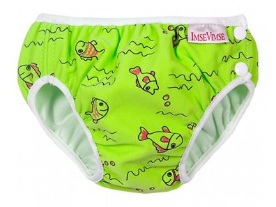 Imse Vimse Schwimmwindel green fish / grüne Fische - Grösse: NB (Newborn