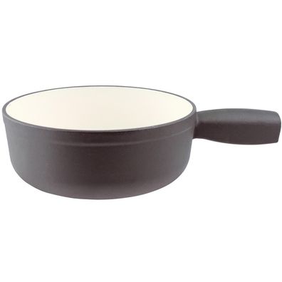 Swissmar Gusseisen Käsefondue-Topf 24 cm Induktion Fonduetopf Gusstopf mit Griff