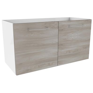 Fackelmann 84722 Waschtisch Unterschrank hängend 80 cm stein esche