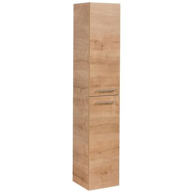 Fackelmann 84182 Badschrank 30 cm eiche hell Hochschrank Badezimmerschrank