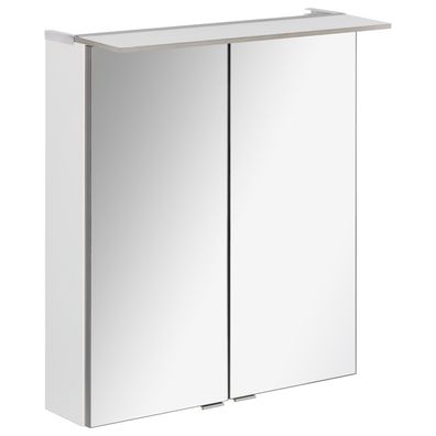 Fackelmann 84103 LED Spiegelschrank 60 cm weiß LED Badspiegel B. perfekt