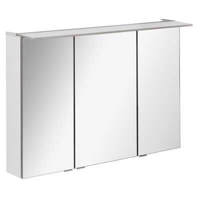 Fackelmann 84123 LED Spiegelschrank 100 cm weiß LED Badspiegel B. perfekt