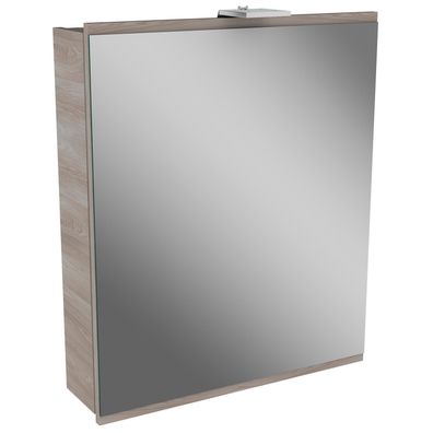 Fackelmann 84882 LED Spiegelschrank Türrahmen stein esche 60 cm