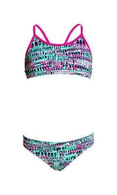 Funkita Girls Racerback Two PieceMinty Madness Mädchen/Kinderbikini