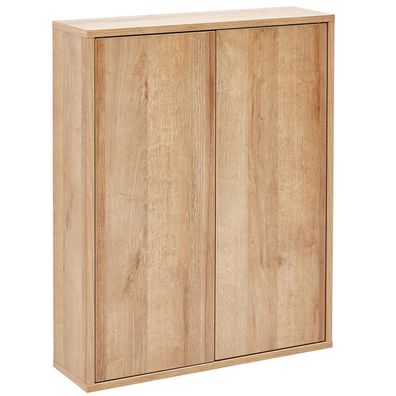 Fackelmann 84622 Doppel Hängeschrank hängend/stehend 60 cm ast eiche