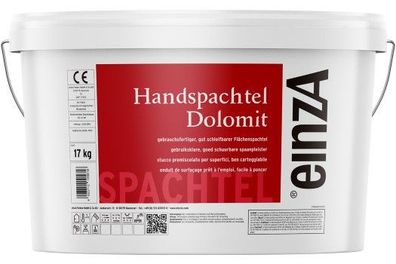 einzA Handspachtel Dolomit 17 kg weiß