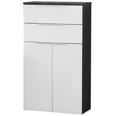 Fackelmann 80924 Midischrank Kara Chees 60 cm Glas lackiert