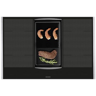 Oranier Kochfeld Induktion 80cm FLI680 Multi-Slider Edelstahlleisten Grillplatte