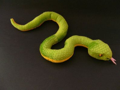 Plüschtier Grubenotter 60cm Kuscheltiere Stofftiere Schlangen Reptilien