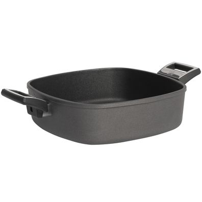 SKK Guss Bräter 28 cm quadratisch Induktion Bratkasserolle Antihaft beschichtet