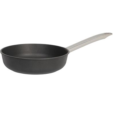 SKK Aluguss Schmorpfanne Ø 24 cm Induktion hoher Rand Antihaft & Edelstahl-Griff