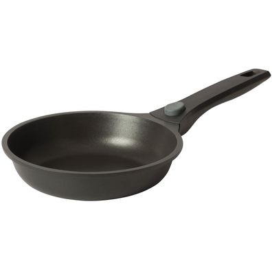 SKK Guss Bratpfanne 20 cm Induktion Pfanne flacher Rand Antihaft Griff abnehmbar