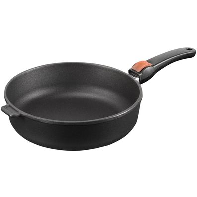 SKK Guss Schmorpfanne 28 cm Induktion Pfanne Antihaft hoher Rand Griff abnehmbar