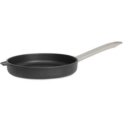 SKK Pfanne 32 cm Hochrand-Bratpfanne Aluguss Stielpfanne Antihaft Edelstahlgriff