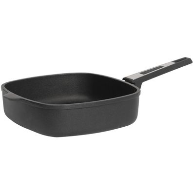 SKK Schmorpfanne 26x26 cm quadratisch Hochrandpfanne Bratpfanne Aluguss Antihaft