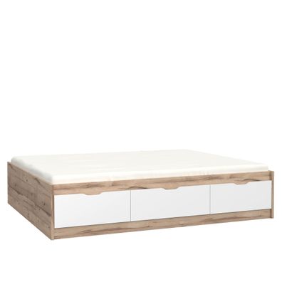 Doppelbett Vanadis 9 Planked Oak 180x200 cm Schlafzimmer Jugendzimmer