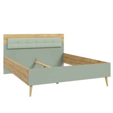 Doppelbett Wenke 6 Salbei 180x200 cm Bettgestell Schlafzimmer
