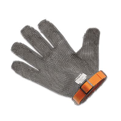 Giesser abriebfester Stechschutzhandschuh orange mit ergonomischer Passform