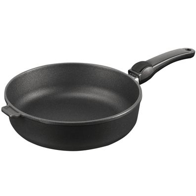 SKK Schmorpfanne Ø 20 cm Aluguss beschichtet Hochrandpfanne & abnehmbarer Griff