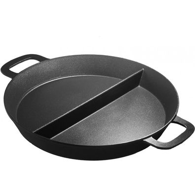SKK Riesenpfanne Ø 50 cm Partypfanne XL Pfanne Aluminiumguss Antihaft Mittelsteg