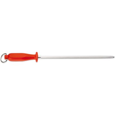 Giesser Wetzstahl 31 cm Abziehstahl Klinge rund mittelfeiner Zug rot 9924 31 r