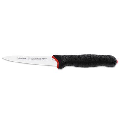 Giesser Küchenmesser 13 cm Gemüsemesser Schälmesser schwarz Handabzug 218335 13