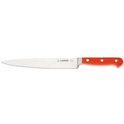 Giesser Kochmesser 20 cm rot Küchenmesser schmale geschmiedete Klinge 8270 20 r