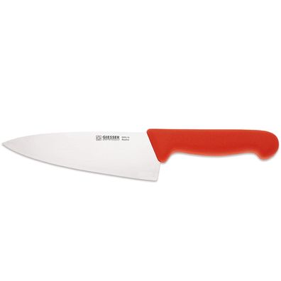 Giesser kleines Kochmesser 16 cm rot mit breiter gestanzten Klinge 8455 16 r