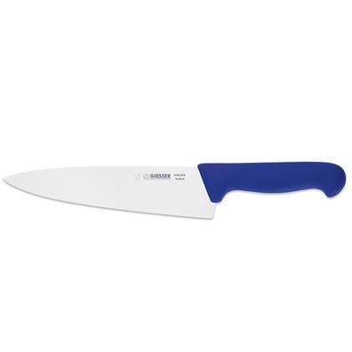 Giesser langes Kochmesser 20 cm blau mit breiter gestanzten Klinge 8455 20 b