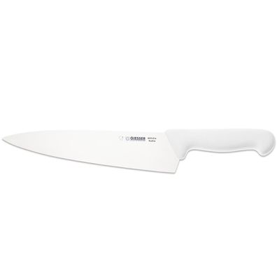 Giesser langes Kochmesser 23 cm weiss mit breiter gestanzten Klinge 8455 23 w