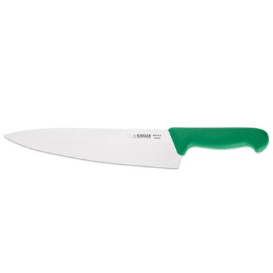 Giesser großes Kochmesser 26 cm grün mit breiter gestanzten Klinge 8455 26 gr