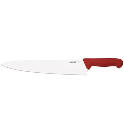 Giesser großes Kochmesser 31 cm rot mit breiter gestanzten Klinge 8455 31 r