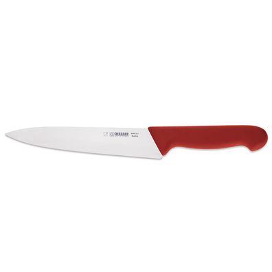 Giesser großes Kochmesser 18 cm rot mit schmaler gestanzten Klinge 8456 18 r