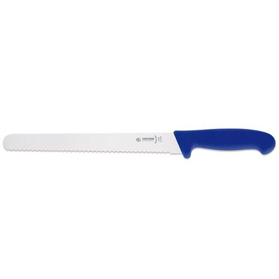 Giesser Aufschnittmesser 25 cm blau gestanzte Wellenschliff-Klinge 7705 w 25 b