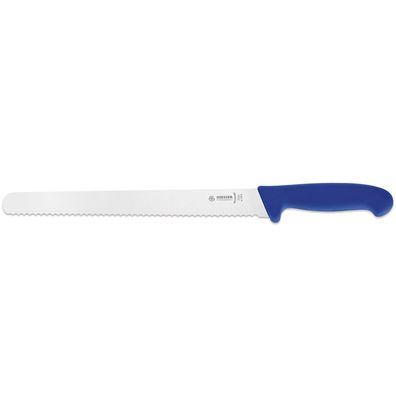 Giesser Aufschnittmesser 28 cm blau gestanzte Wellenschliff-Klinge 7705 w 28 b