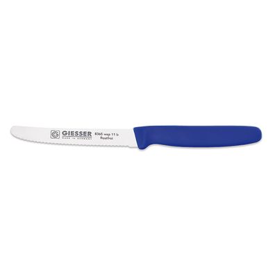 Giesser Allzweckmesser 11 cm blau gestanzte Wellenschliff-Klinge 8365 wsp 11 b