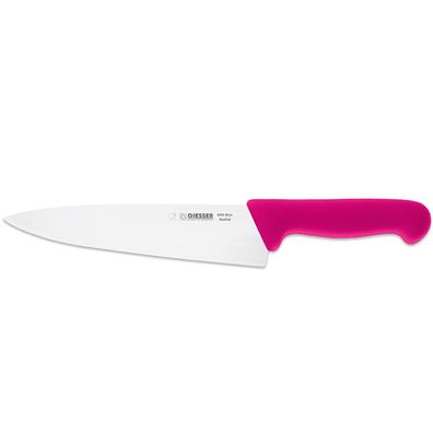 Giesser Kochmesser 20 cm mit breiter gestanzten Klinge & pinken Griff 8455 20 pi