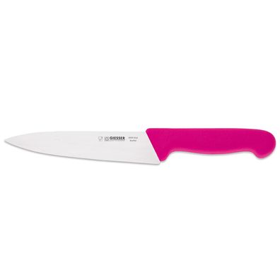 Giesser Kochmesser 16 cm kurze gestanzte Klinge Messer mit pinken Griff 845616pi