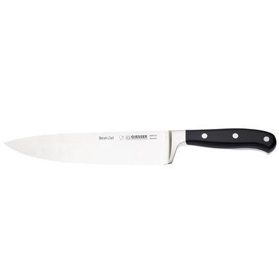 Giesser Kochmesser 20 cm schwarz BestCut mit breiter geschmiedeten Klinge 868020