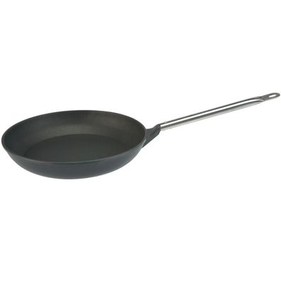 SKK große XL Profi Lyoner Pfanne 36 cm rund Antihaft Bratpfanne & Edelstahlgriff