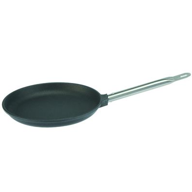 SKK Profi Lyoner Pfanne 28 cm Induktion rund Antihaft Bratpfanne Edelstahlgriff