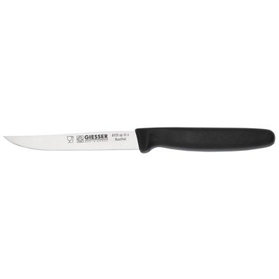 Giesser Steakmesser 11 cm mit Handabzug Klinge & Kunststoffgriff schwarz