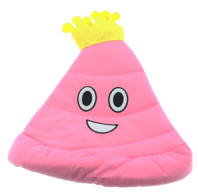 Plüsch Hut "Poo" Emoji 38cm Pink