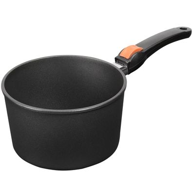 SKK Guss Stieltopf 16cm Induktion Antihaft beschichtet Soßentopf Griff abnehmbar