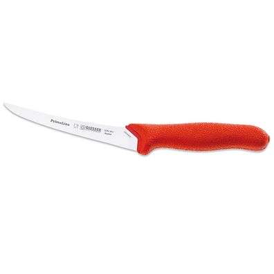 Giesser Ausbeinmesser 15 cm mit steifer Klinge spitz zulaufend rot