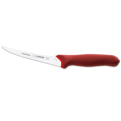 Giesser Ausbeinmesser 15 cm mit sehr flexibler Klinge spitz zulaufend rot